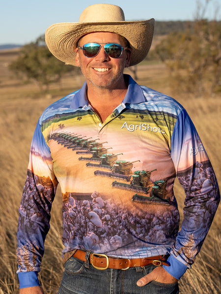 AgriShots Work Shirt - XL (Cropping Design)